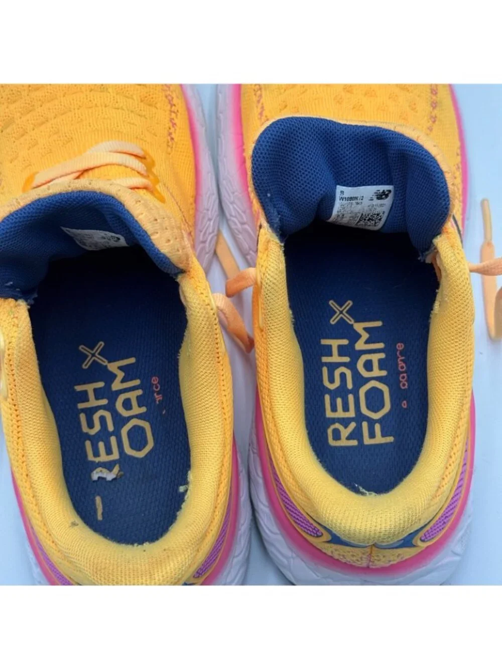 New Balance Fresh Foam X 1080v12 W1080M12 Athletic Sneaker Women's 8.5B Yellow